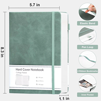 Carnet de notes à couverture rigide A5 B5 personnalisé de bonne qualité, LOGO, cuir laitier souple en PU, fabrication de cahiers d'affaires