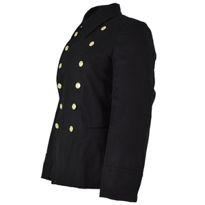 เสื้อโค้ทขนแกะขนยาวสำหรับผู้ชายเสื้อโค้ทขนแกะแบบคลาสสิกสำหรับ2025งานปักโลโก้ตามสั่ง - Product Image 4