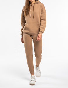 Trajes de mujer Traje de sudor Jersey Sudadera de hombro regular y chándal Jogger Conjunto de 2 piezas Chándal de mujer Jersey Chándal - Product Image 3