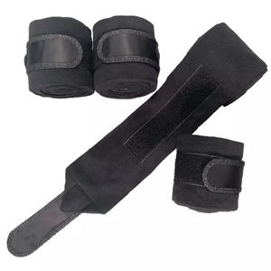 Ensemble de bandages de polo équestre personnalisables en polaire douce, produits équestres pour l'équitation, avec logo de marque et fonction de protection - Product Image 6