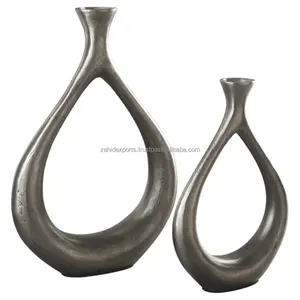 Vase à fleurs vintage en métal de qualité supérieure, décoration intérieure traditionnelle pour la distribution au détail, vase à fleurs de luxe Zahid Exports - Product Image 2