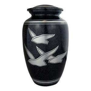 Heart Design Band Metal Cremation Urn Handmade Metal Crafts Humans And <b>Pets</b> <b>Memorial</b> Ashes Keepsake Jar Cremation Urns For <b>Gift</b> - Product Image 5