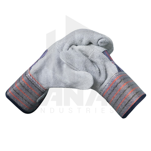 Guantes de trabajo a prueba de calor de cuero grueso superventas Guantes de seguridad con logotipo personalizado para trabajo pesado Suministro directo de fábrica - Product Image 2