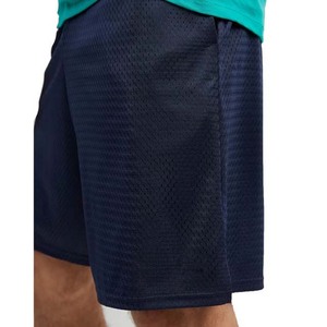 100% poliéster ropa deportiva para hombre gimnasio Fitness malla pantalones cortos para correr Jogging pantalones cortos baloncesto-pantalones cortos de patrón sólido teñido liso - Product Image 4