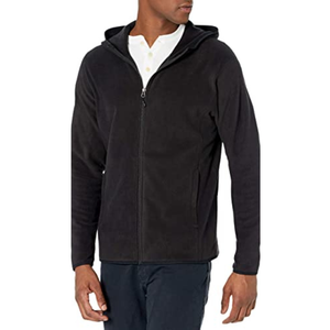 OEM-chaqueta Polar con capucha para hombre, personalizada, venta al por mayor, con cremallera completa, talla grande - Product Image 6