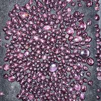 Cabochon en rubis étoilé naturel-Beau design, léger