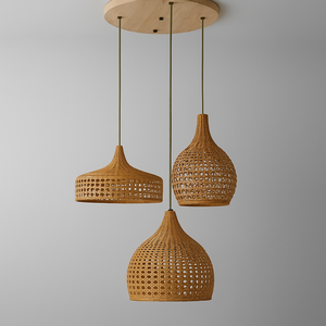 LÁMPARA DE RATÁN MODERNA, NUEVO, ÚLTIMO DISEÑO, ECOLÓGICO, HOGAR, HOTEL, LUCES DE GABINETE DE NAVIDAD DECORATIVAS - Product Image 2