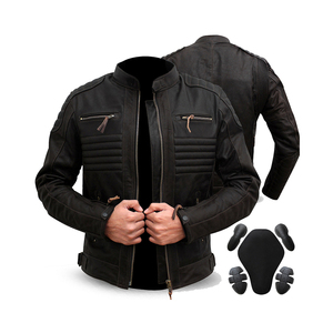 Chaquetas de Motocicleta de Cuero de Invierno Más Vendidas, Mejor Precio, Transpirables, Impermeables, Talla Grande, Chaqueta con Logotipo Único para Hombre - Product Image 1