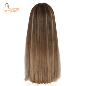 Peluca de Cabello Humano Remy Brasileño de Alta Calidad en Oferta, Base de Seda Transparente, Encaje Completo, Cabello Liso con Pelo de Bebé - Product Image 1