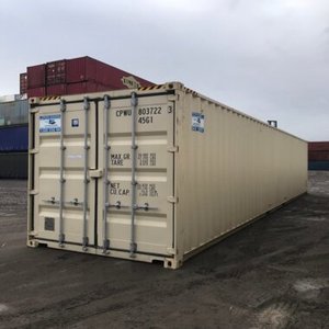 Conteneur maritime sec de 40 pieds de haute qualité, 99 % neuf, grande capacité, ISO, expédition le jour même, à vendre - Product Image 1
