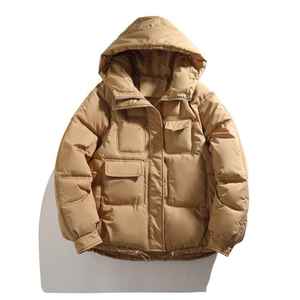 Veste matelassée écologique, veste d'hiver, vente en gros, veste matelassée en coton, couleurs vives personnalisées, veste matelassée lisse pour hommes - Product Image 3