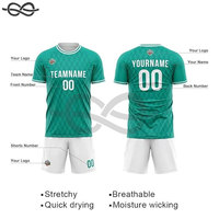 Jersey de fútbol al por mayor de la mejor calidad, Nueva Versión tailandesa para hombre real, conjuntos de fútbol que incluyen ropa de equipo superior e inferior