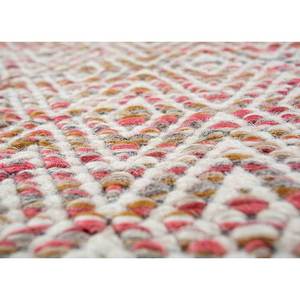 Alfombras Abrash Adwv-13047 de Tejido Plano con Patrón Geométrico en Lana y Viscosa, Color Rosa y Morado, para Uso Doméstico - Product Image 3