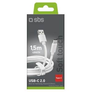 Cable de Datos USB-C Blanco de 1 m POLO Antigroviglio - Product Image 2