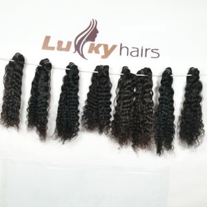 Extensiones de cabello humano sin procesar, cabello humano alineado con cutícula virgen Remy indio crudo - Product Image 1