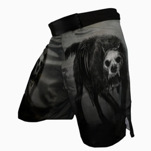 Pantalones cortos de lucha MMA hechos a medida, ropa deportiva OEM con impresión por sublimación, pantalones cortos de cintura elástica - Product Image 6