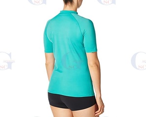 Camisetas de compresión con impresión por sublimación para mujer, material de la mejor calidad y tela suave - Product Image 6