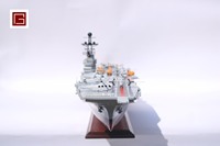 Modèle de porte-avions HMAS Melbourne R21, artisanat en bois d'acacia de haute qualité, bateau de guerre peint à la main, souvenir du Vietnam, cadeau