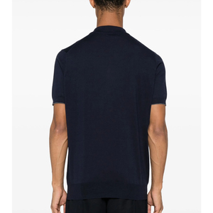 Alta calidad 100% algodón hombres para camisetas de polo precio de fábrica al por mayor tejido fino diseño personalizado estampado suave transpirable corto - Product Image 3