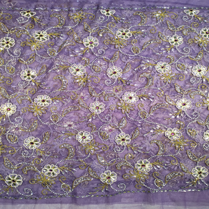 2026 Hot Selling No .1 Quality 5 Yard Net Lace Fabric With Floral Pattern And Embroidery Work For Wedding Ceremonies Wear Fabric - Product Image 5