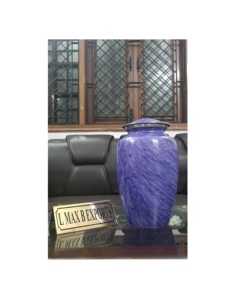 โกศใส่ศพโลหะเคลือบสำหรับผู้ใหญ่ขี้เถ้าทำด้วยมือทำจากโลหะโกศเผา - Product Image 2