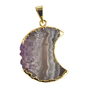 Colgantes de Rodajas de Amatista (Venta al por Mayor) - Product Image 3