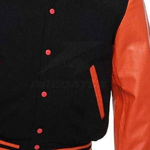 แจ็กเก็ตเลตเตอร์แมนสำหรับผู้ชายเสื้อคลุมกันหนาวดีไซน์ตามสั่ง - Product Image 5