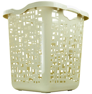 Cesto para la ropa sucia, bolsas con asas, cesta de plástico plegable barata para lavandería, 70l, almacenamiento de ropa sucia, Baño - Product Image 1