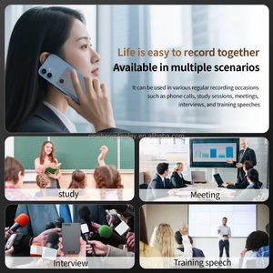 Grabadora de transcripción de reuniones AI 64GB Tipo C Grabadora de <span class=keywords><strong>audio</strong></span> profesional de voz a texto - Product Image 5