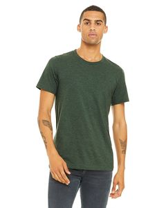 Camiseta Unisex de Cuello Redondo, Algodón Heather/Fibra de Bambú, Ecológica, de Secado Rápido - Bella + Canvas - Product Image 4
