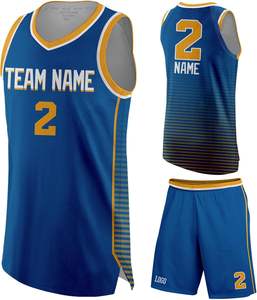 Vente en gros Maillot réversible grande taille Séchage rapide Personnalisé Respirant Sublimation Basketball Sportswear Ensembles de costumes - Product Image 4