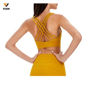 Soutien-gorge de Yoga d'entraînement de gymnastique pour femmes haut soutien-gorge de sport doux respirant avec Logo personnalisé Sexy nouveauté soutien-gorge de sport pour femmes - Product Image 6