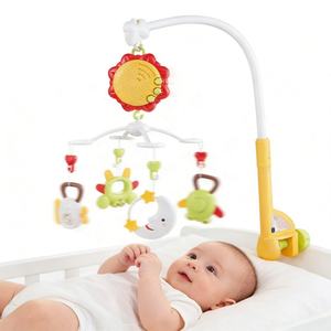 <span class=keywords><strong>Mobile</strong></span> musical pour berceau de bébé, jouet à suspendre, hochet, ensemble de clochettes pour lit de bébé, jouet d'éveil pour nouveau-nés, jouet d'éveil avec lumière - Product Image 1