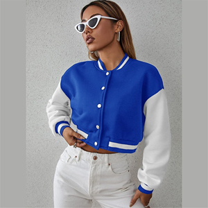 Venta caliente de alta calidad Varsity Chaquetas Nueva llegada Street Wear Bordado Logo Algodón Casual Deportes Moda Letterman Chaqueta - Product Image 1