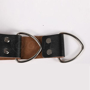 Arnés de Cabeza Ajustable de Cuero con Cadena de Acero Inoxidable de Alta Resistencia para Entrenamiento de Cuello y Levantamiento de Pesas - Product Image 4