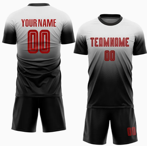 Fabrication professionnelle d'uniformes de football unisexes, col en V, imprimés, courts, 100% polyester, respirants, séchage rapide, vêtements de sport, équipe personnalisée - Product Image 2