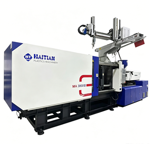 Máquina de moldeo por inyección servo de 380 toneladas Haitian MA3800III Mars III de segunda mano, en stock de fábrica, para productos plásticos generales de ABS y PP - Product Image 1
