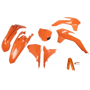 Kit plastique complet Orange 127 pour accessoires de moto KTM SX-F 250 2013-2014 - Product Image 1