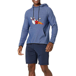 เสื้อฮู้ดผ้าคอตตอนสำหรับผู้ชาย, เสื้อแบบสวมหัวทรงหลวมสีพื้นสำหรับฤดูใบไม้ผลิและฤดูหนาว100% - Product Image 3