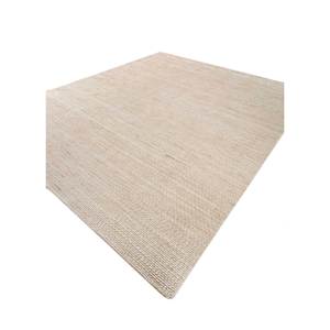 Tapis en laine tissé à la main Contour Ivoire 9x12, grand format classique pour la décoration de la maison et du salon, couleur unie, motif rectangulaire - Hwl-295 - Product Image 2