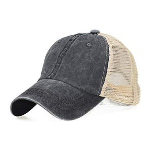 Gorra de béisbol de ala corta, gorra de entrenamiento de ala corta Lisa ajustable, gorra de pesca, gorra de camionero de atletismo, malla - Product Image 1