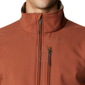 Veste d'hiver softshell pour hommes design personnalisé veste softshell à col montant veste softshell vente en gros - Product Image 6