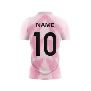 Ensemble de maillots de football unisexe de haute qualité, uniformes de football en polyester de couleur personnalisée avec impression du nom, respirant et élégant - Product Image 3