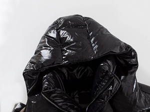 Chaquetas acolchadas de algodón para mujer 2025, chaqueta acolchada de manga larga con grosor brillante, ropa informal sólida para Otoño e Invierno, chaquetas acolchadas para mujer - Product Image 5