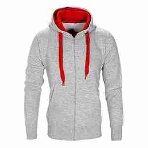 Venta al por mayor logotipo personalizado Jogging trajes para hombres 100% algodón transpirable ligero entrenamiento chándal con capucha sólido OEM aceptado - Product Image 3