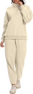 Conjunto Deportivo Informal para Mujer, Estilo Moderno, Lavado Ácido, Estampado, 100% Algodón, Secado Rápido, Transpirable, para Uso Diario en Invierno - Product Image 6