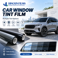 Film céramique nano OEM d'usine, VLT 15%, 95% IRR, 99% de blocage UV, TSER élevé, anti-éblouissement, film teinté pour vitres automobiles