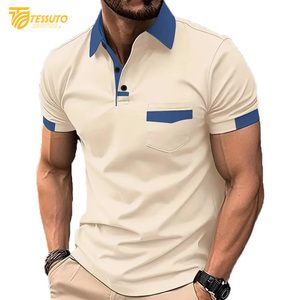 Haute qualité hommes pour polo dernière conception respirant tenue décontracté bas quantité minimale de commande personnalisé grande taille Options personnalisables - Product Image 2