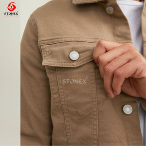 Venta al por mayor de chaqueta de mezclilla de alta calidad para hombre de 100% algodón personalizado cuello levantado directo del proveedor de Pakistán - Product Image 5