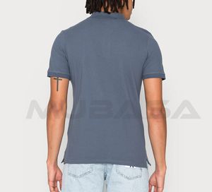 Polos en coton bon marché de haute qualité pour hommes personnalisé brodé respirant couleur unie unisexe polos de golf - Product Image 2